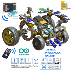 Probus Mod-3 Codeable Educational Robot Disassembled - 2