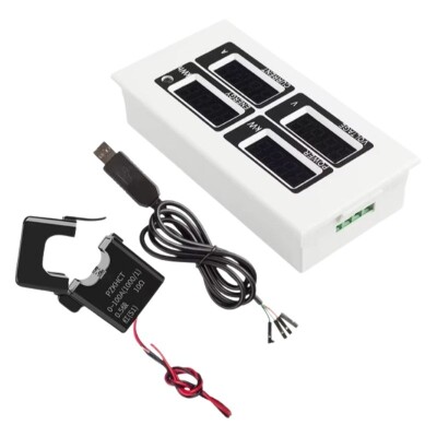 PZEM-004 100A AC Digital Power Monitor + Split CT + USB - 1
