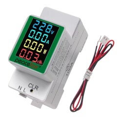 PZEM-008 AC Single Phase Rail Type Digital Multi-Function Power Meter