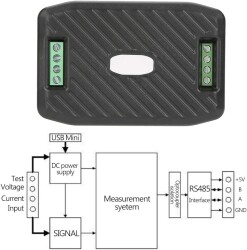 PZEM-017 0-300V 50A DC Power Communication Module + 50A Shunt + USB-RS485 - 3
