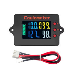 PZEM-037 8-120V 10A Voltmetre Ampermetre - Batarya Kapasite Yöneticisi - 1