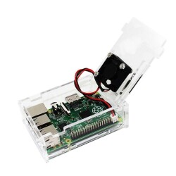 Raspberry Pi 3/2/B+ Şeffaf Muhafaza Kutusu - 2