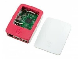 Raspberry Pi Orijinal Muhafaza Kutusu - Beyaz Kırmızı - 3