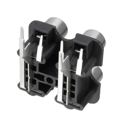 RC14 3.5mm Dual Stereo RCA Jack Female - PCB Type - 2