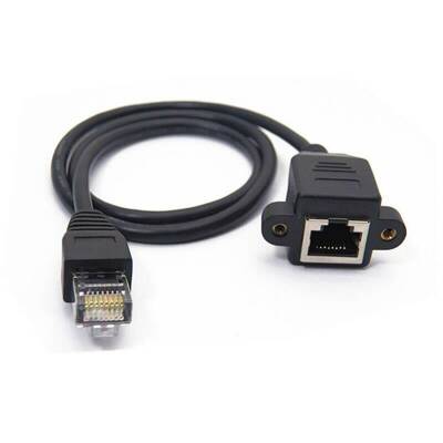 RJ45 10m Panel Tipi Ethernet Uzatma Kablosu - 1