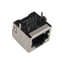 RJ45 Female Ethernet Connector - PCB Type 16x16x13mm 