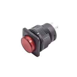 RL16-504B 16MM Led Plastic Push Button Red