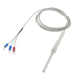 RTD PT100 Stainless Steel Temperature Sensor - 1