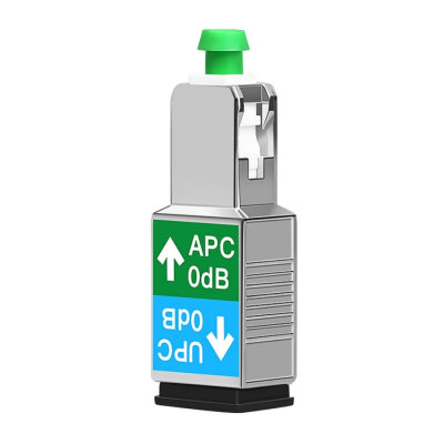 SC/APC (Male) - SC/UPC (Female) Fiber Optic Converter - 1