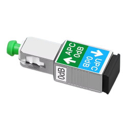 SC/APC (Male) - SC/UPC (Female) Fiber Optic Converter - 3