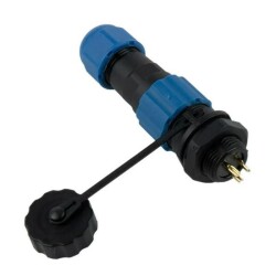 SD13 3 Pin 13mm Su Geçirmez Konnektör Takımı - Panel Tipi