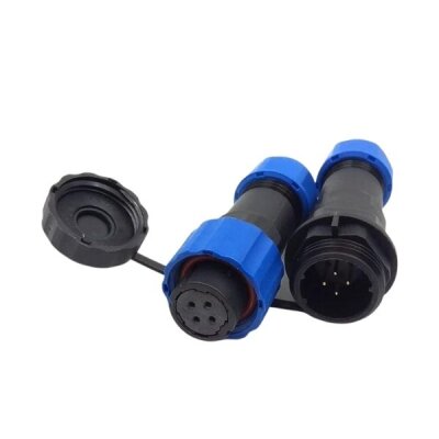 SD16 4 Pin 16mm Su Geçirmez Konnektör Takımı - 1