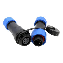 SD16 5 Pin 16mm Waterproof Connector Kit - Motorobit