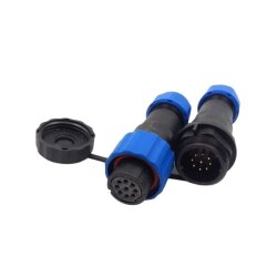 SD16 9 Pin 16mm Waterproof Connector Kit - Motorobit