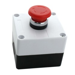 Single Emergency Stop Button Box