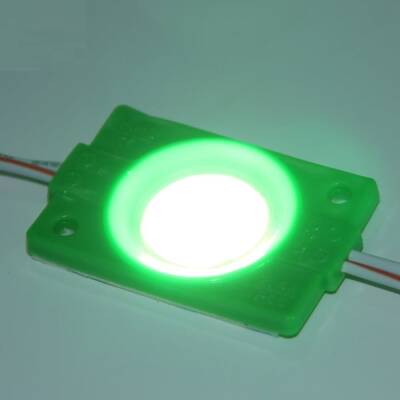 Single Waterproof Cob Led Module - Green 12V 2.4W - 2