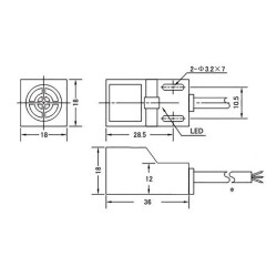 SN04-D 6-36V 5mm NO Endüktif Mesafe Sensörü - 2