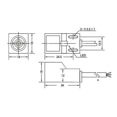 SN04-N2 10-30V 5mm NPN NC Endüktif Mesafe Sensörü - 2