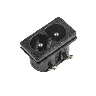 SO-222 C8 Male Power Socket 22x12mm - 1