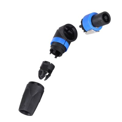 SpeakON Connector NL4FRX 90 Degree Male - 4 Pin - 2