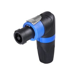 SpeakON Konnektör NL4FRX 90 Derece Erkek - 4 Pin - 1