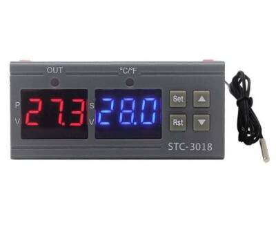 STC-3018 12V Digital Temperature Controller - Incubation Compatible - 1