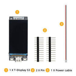 T-Display S3 ESP32-S3 1.9" ST7789 TFT Screen Development Board - Solderless - 3