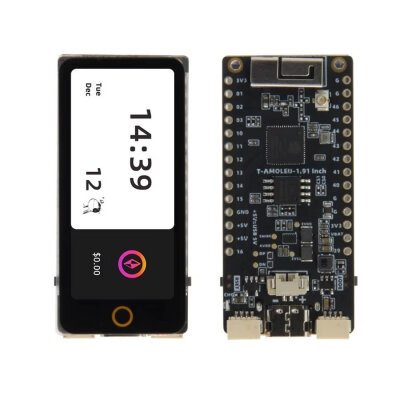 T-Display-S3 V1.0 AMOLED 1.91" Dokunmatik Ekran Geliştirme Kartı - Lehimsiz - 1