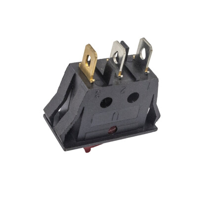 T85 Single Narrow Illuminated On/Off Switch - Red - 2