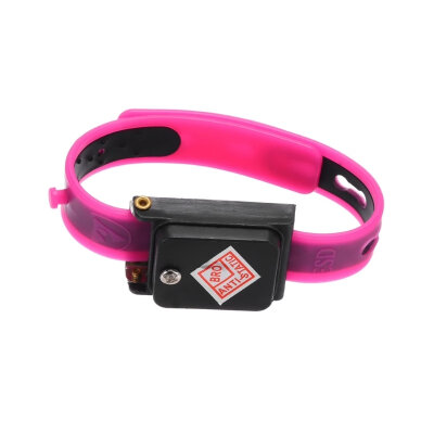 TA-001 Kablosuz Silikon Antistatik Bileklik - Pembe - 1