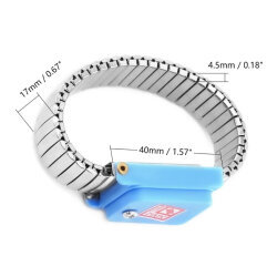 TA-001 Wireless Metal Antistatic Wristband - 3