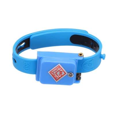 TA-001 Wireless Silicone Antistatic Wristband - Blue - 1