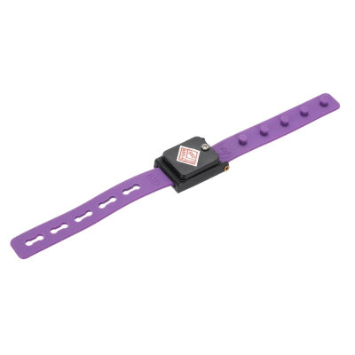 TA-001 Wireless Silicone Antistatic Wristband - Purple - 2