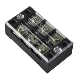 TB-4503 3P Çift Sıra Terminal Blok - 600V 45A 