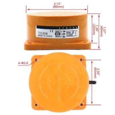 TCO-3040B 6-36V 40mm NPN NC Endüktif Mesafe Sensörü - 2