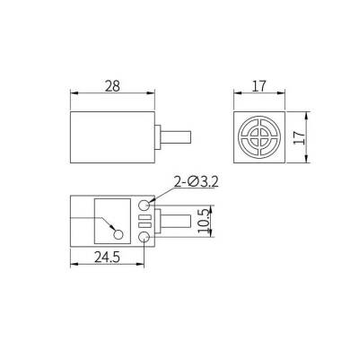 TL-Q5MC1 6-36V 5mm NPN NO Inductive Distance Sensor - 4