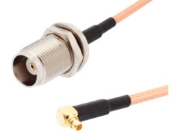 TNC-KY - MMCX-JW RG316 Dönüştürücü Kablo - 10cm 