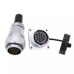 TPWS24 12 Pin 24mm Waterproof Connector Kit - Motorobit