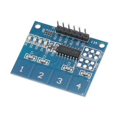 TTP224 4-Channel Digital Touch Sensor Module - 1