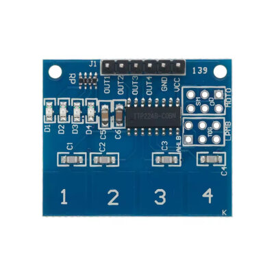 TTP224 4-Channel Digital Touch Sensor Module - 2