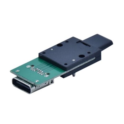 Type-C Female - Plastic Male Test Socket - Open Circuit - 3