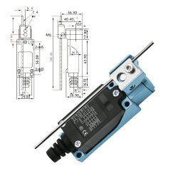 TZ-8107 Metal Gövde Limit Switch - 2