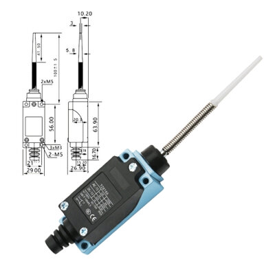 TZ-8166 Metal Gövde Limit Switch - 2