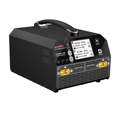 UP2000-14S 2X1000W 30A 6-14S LiPo LiHv Pil Şarj Cihazı - 1