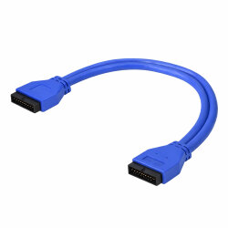 USB 3.0 19-Pin Anakart Uzatma Kablosu Erkek-Erkek - 1