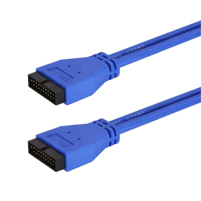 USB 3.0 19-Pin Motherboard Extension Cable Male-to-Male - 2