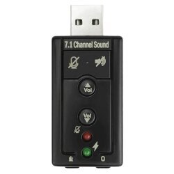 USB 7.1 Kanal Kulaklık + Mikrofon Ses Kartı