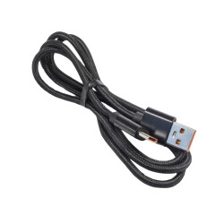 USB-A to Type-C Örgülü Hızlı Şarj Kablosu - 1 Metre - 2