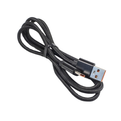 USB-A to Type-C Örgülü Hızlı Şarj Kablosu - 1 Metre - 2