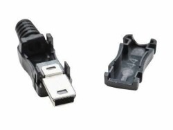 USB Mini-B Type Jacketed Socket 